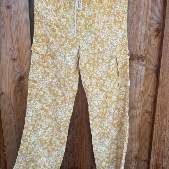 Roxy Yellow Wide Leg pants - Picture 2 of 5